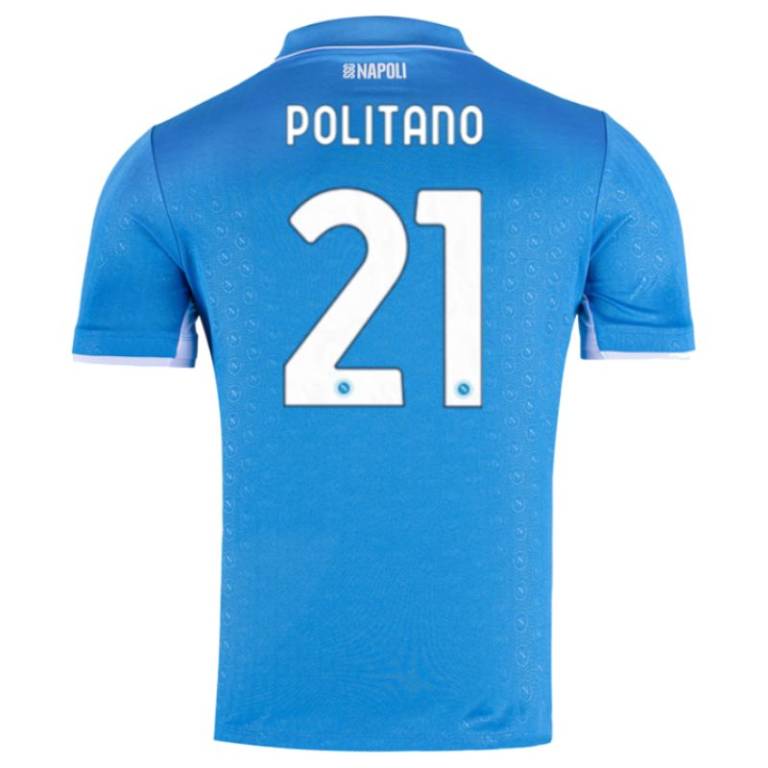 Maillot Naples Domicile 2024 2025 Politano 2