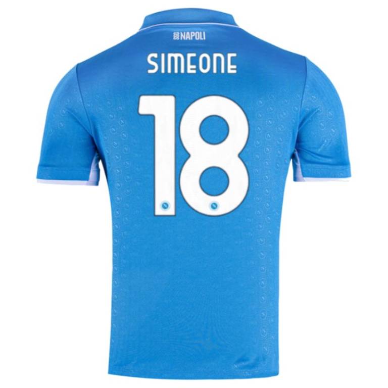 Maillot Naples Domicile 2024 2025 Simeone 2