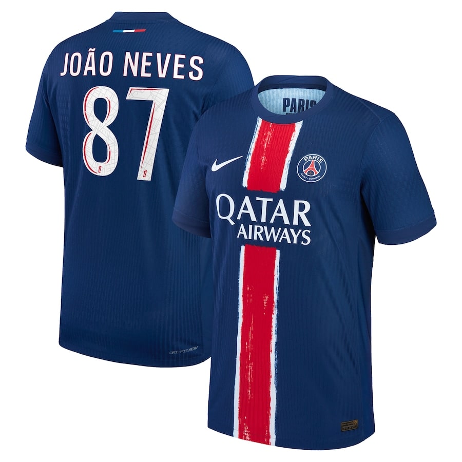 PSG Home Jersey 2024 2025 João Neves | Foot Soccer Pro