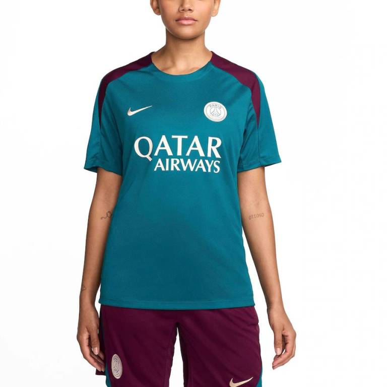 Maillot PSG Pre Match 2024 2025 Turquoise (1)