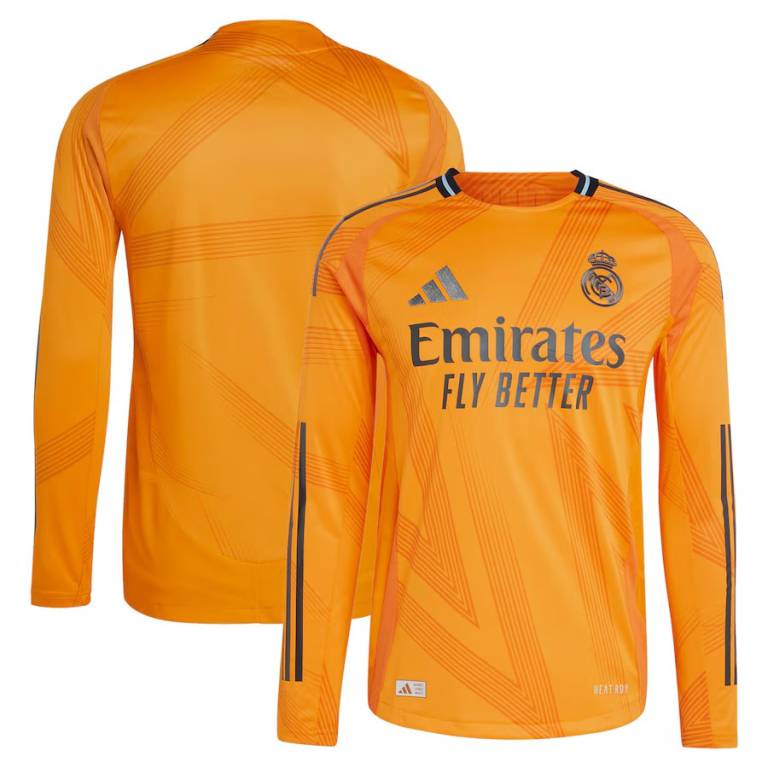 Maillot Real Madrid 2024 2025 Exterieur Manches Longues (1)