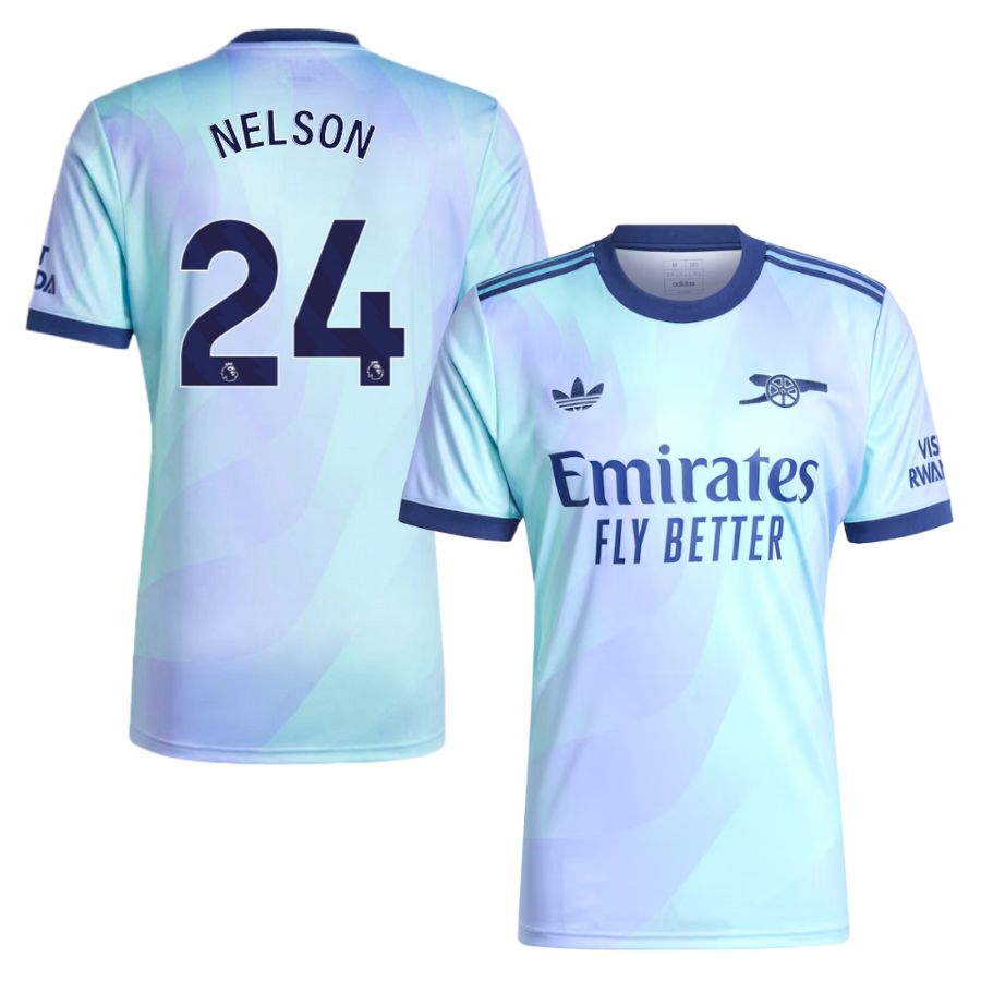 Maillot Arsenal Third 2024 2025 Nelson Foot Soccer Pro