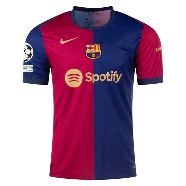 Maillot Barca 2024 2025 Domicile Ligue des Champions (1)