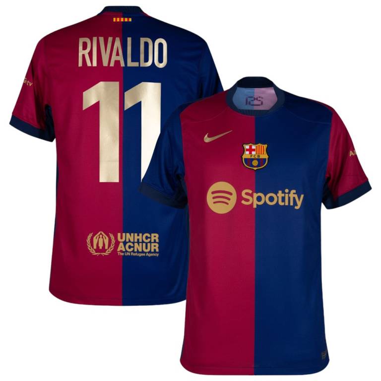 Maillot Barca 2024 2025 Domicile Rivaldo-