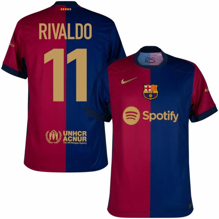 Maillot Barca 2024 2025 Domicile Rivaldo (2)