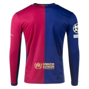 Maillot Barca 2024 2025 Manches Longues Ligue des Champions (2)