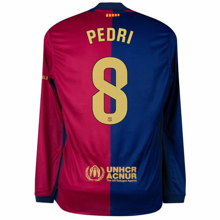 Maillot Barca Pedri 2024 2025 Domicile Manches Longues (2)