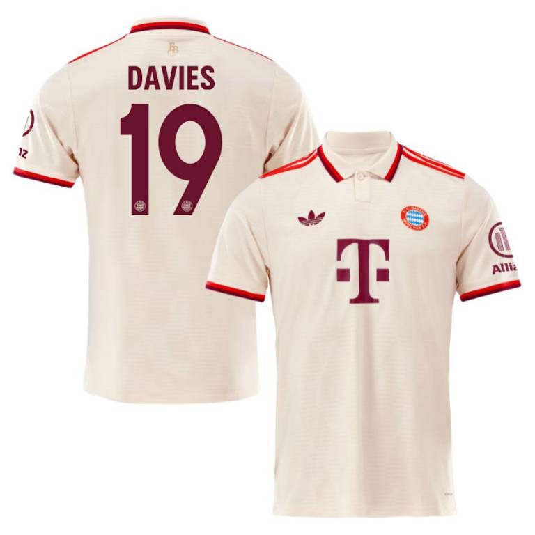 Maillot Bayern Munich Third 2024 2025 Davies