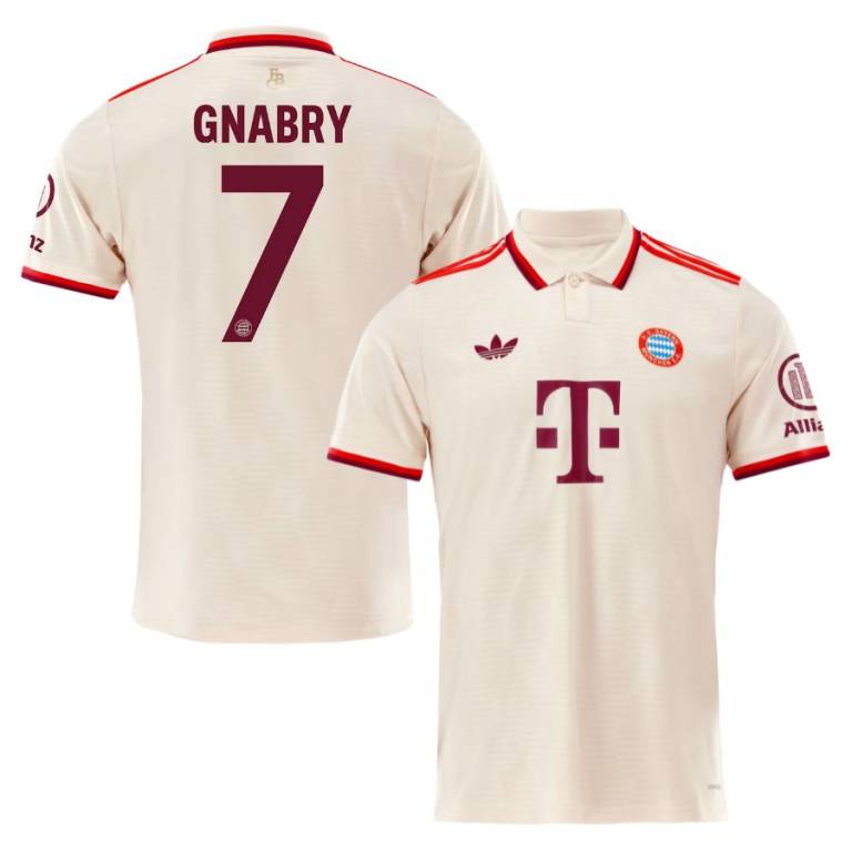 Maillot Bayern Munich Third 2024 2025 Gnabry