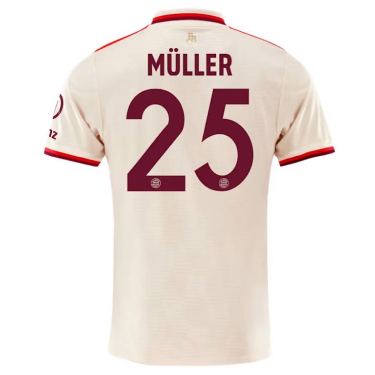 Maillot Bayern Munich Third 2024 2025 Müller 2