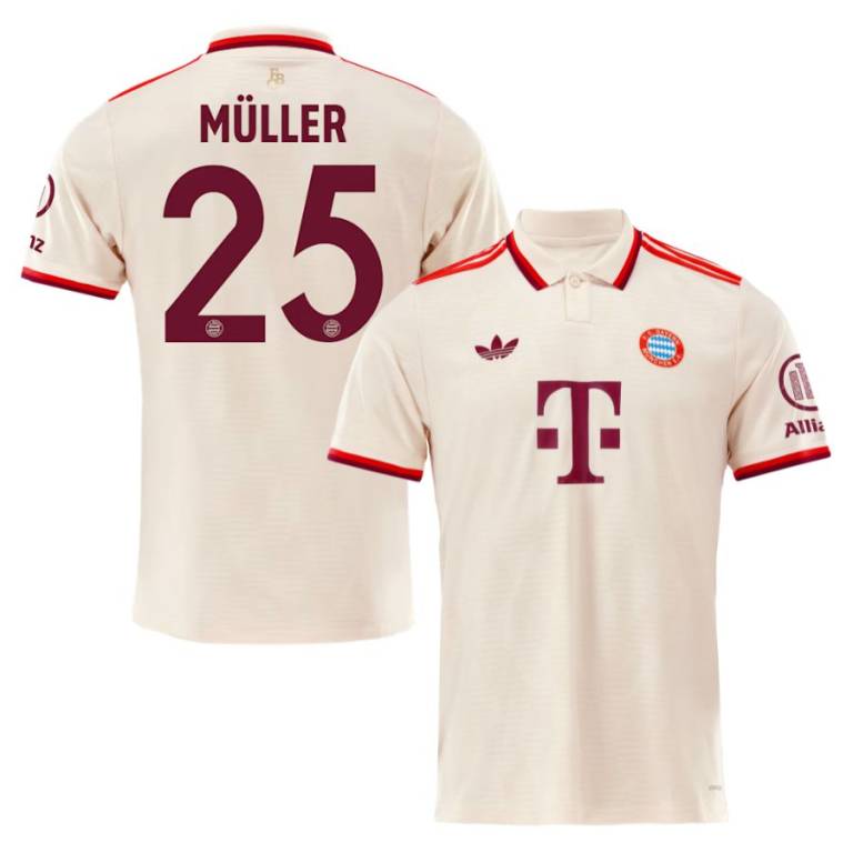 Maillot Bayern Munich Third 2024 2025 Müller