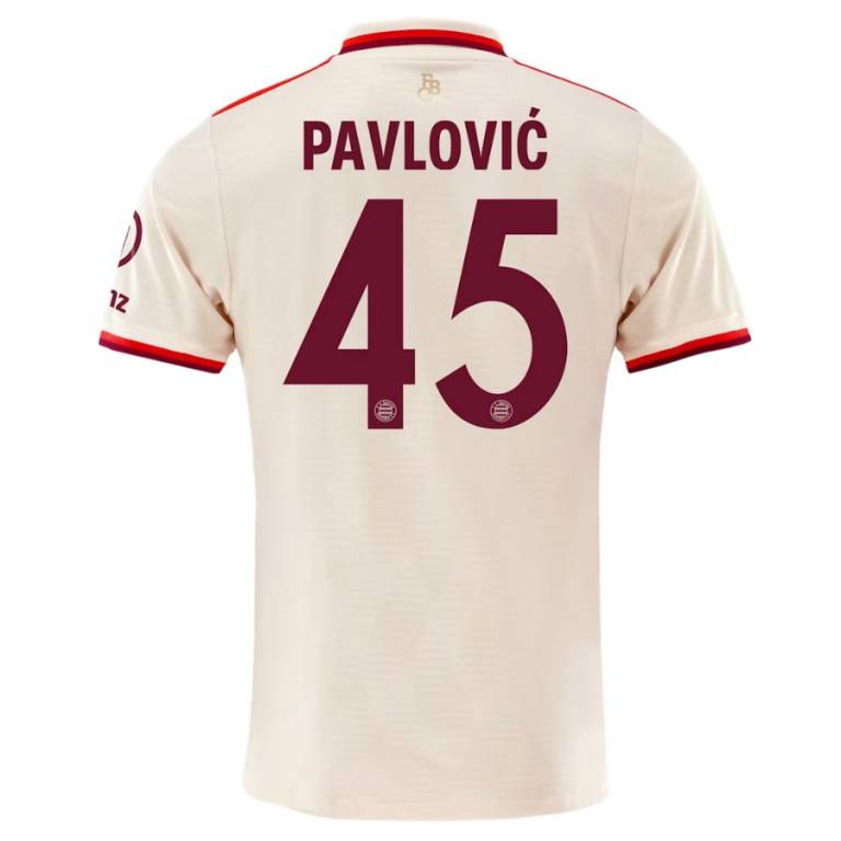 Maillot Bayern Munich Third 2024 2025 Pavlović 2