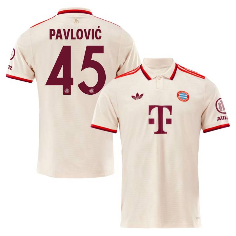 Maillot Bayern Munich Third 2024 2025 Pavlović