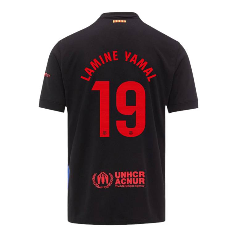 Maillot Enfant Barca 2024 2025 Exterieur Lamine Yamal 2-