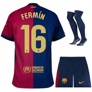 Maillot Kit Enfant Barca 2024 2025 Domicile Fermin