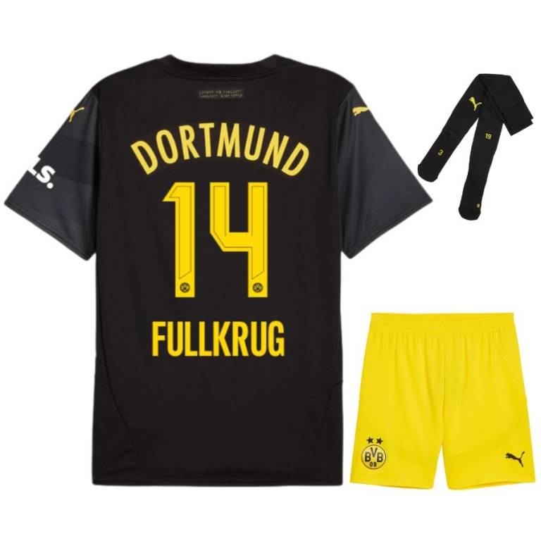 Maillot Kit Enfant Dortmund Exterieur 2024 2025 Fullkrug