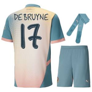 Maillot Kit Enfant Manchester City Fourth 2024 2025 De Bruyne