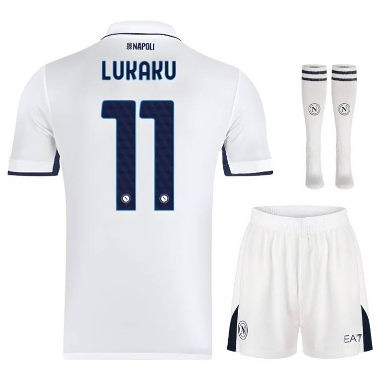 Maillot Kit Enfant Naples Exterieur 2024 2025 Lukaku