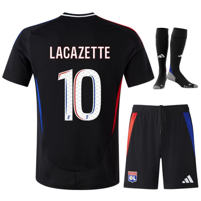 Maillot Kit Enfant OL Exterieur 2024 2025 Lacazette