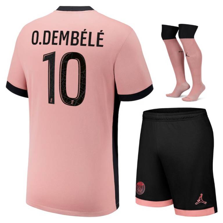 Maillot Kit Enfant PSG Third 2024 2025 Dembele