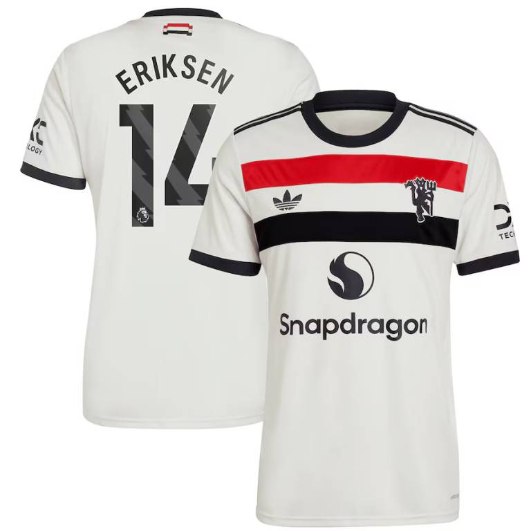 Maillot Manchester United Third 2024 2025 Eriksen