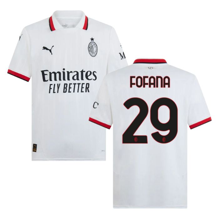 Maillot Milan AC Exterieur 2024 2025 Fofana