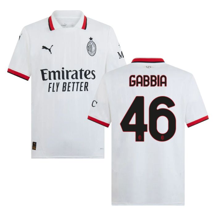 Maillot Milan AC Exterieur 2024 2025 Gabbia