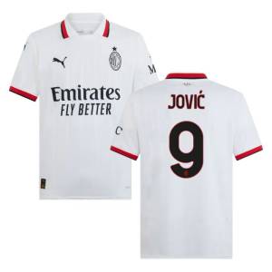 Maillot Milan AC Exterieur 2024 2025 Jović