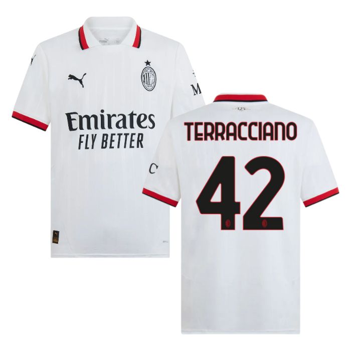 Maillot Milan AC Exterieur 2024 2025 Terracciano