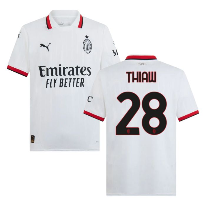 Maillot Milan AC Exterieur 2024 2025 Thiaw