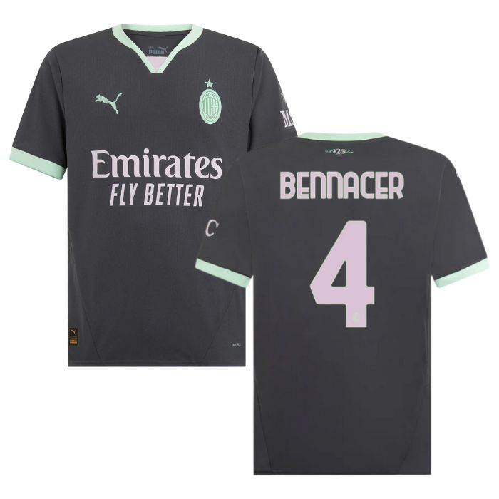 Maillot Milan AC Third 2024 2025 Bennacer