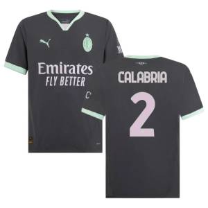 Maillot Milan AC Third 2024 2025 Calabria