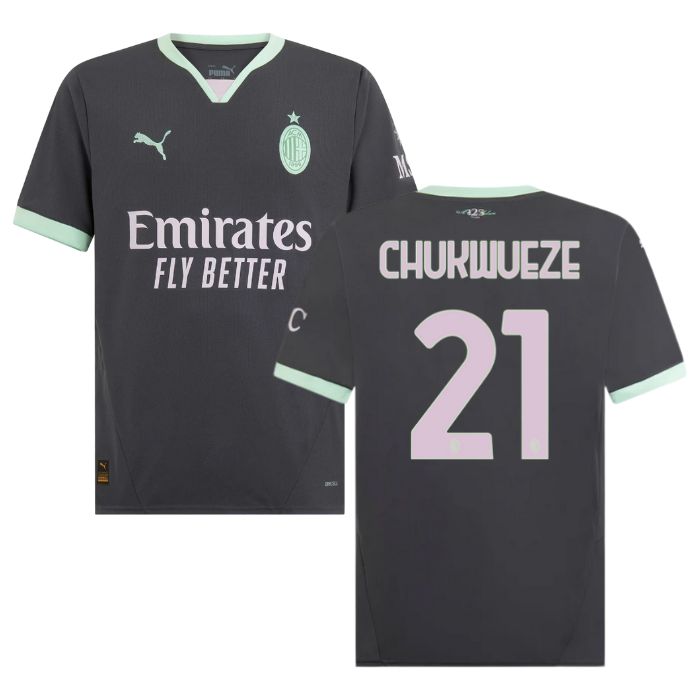 Maillot Milan AC Third 2024 2025 Chukwueze