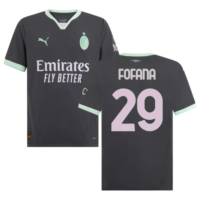 Maillot Milan AC Third 2024 2025 Fofana