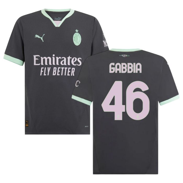 Maillot Milan AC Third 2024 2025 Gabbia