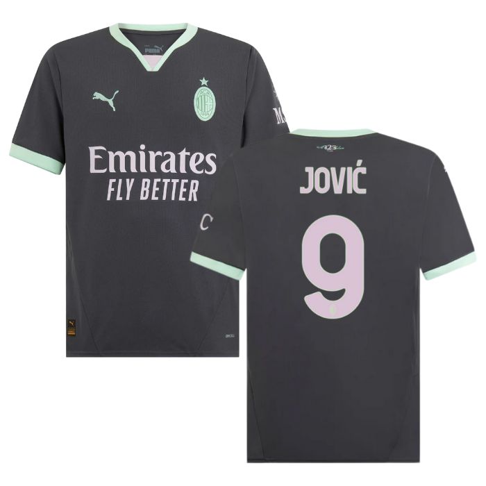 Maillot Milan AC Third 2024 2025 Jović