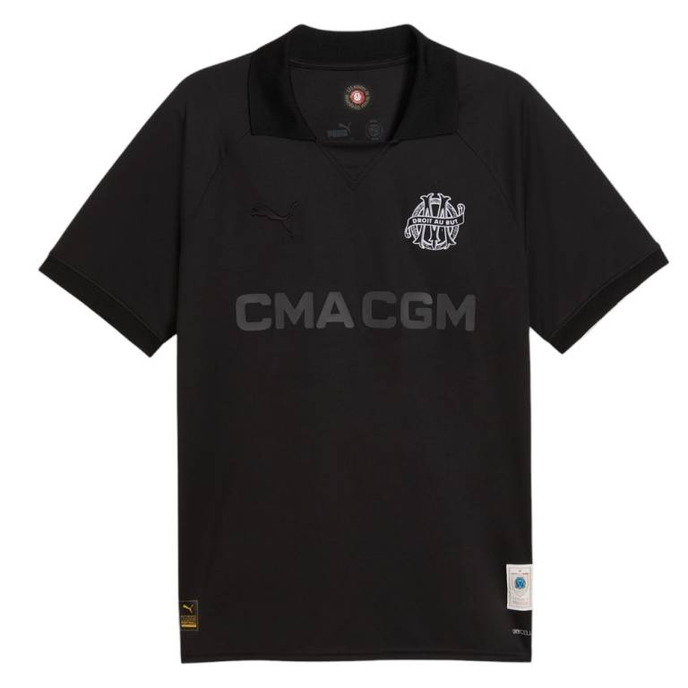 Maillot OM 125 ans Anniversaire Noir Gardien (1)