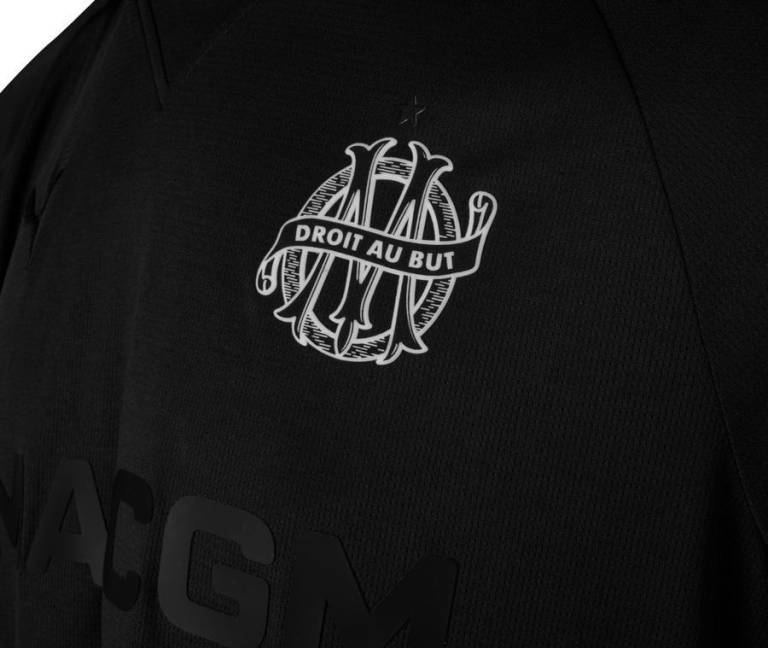 Maillot OM 125 ans Anniversaire Noir Gardien (2)