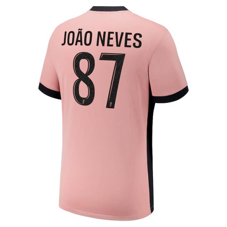 Maillot PSG Third 2024 2025 Joao Neves 2