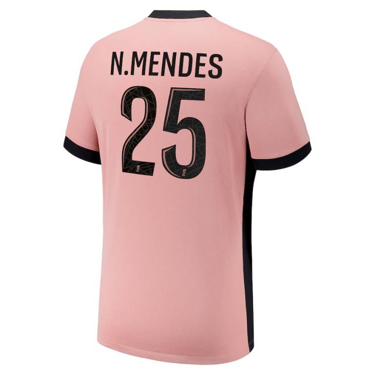 Maillot PSG Third 2024 2025 Nuno Mendes 2