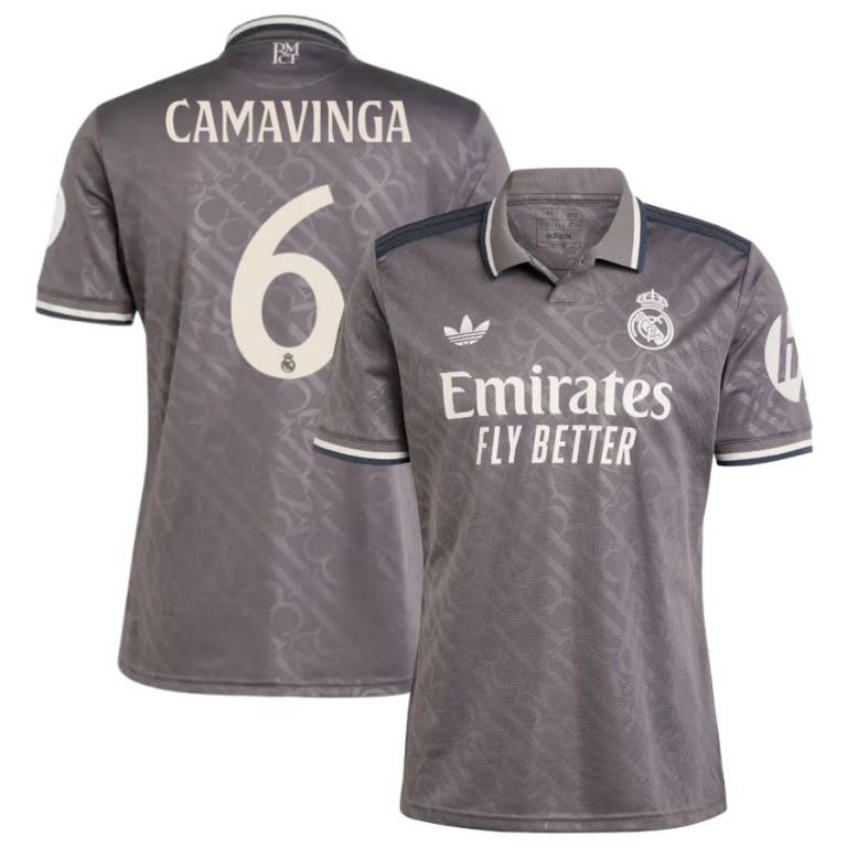 Maillot Real Madrid 2024 2025 Third Camavinga