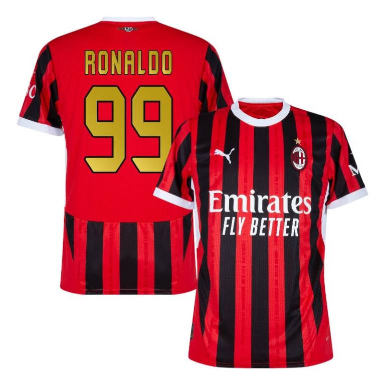 Maillot Milan AC Domicile 2024 2025 Ronaldo