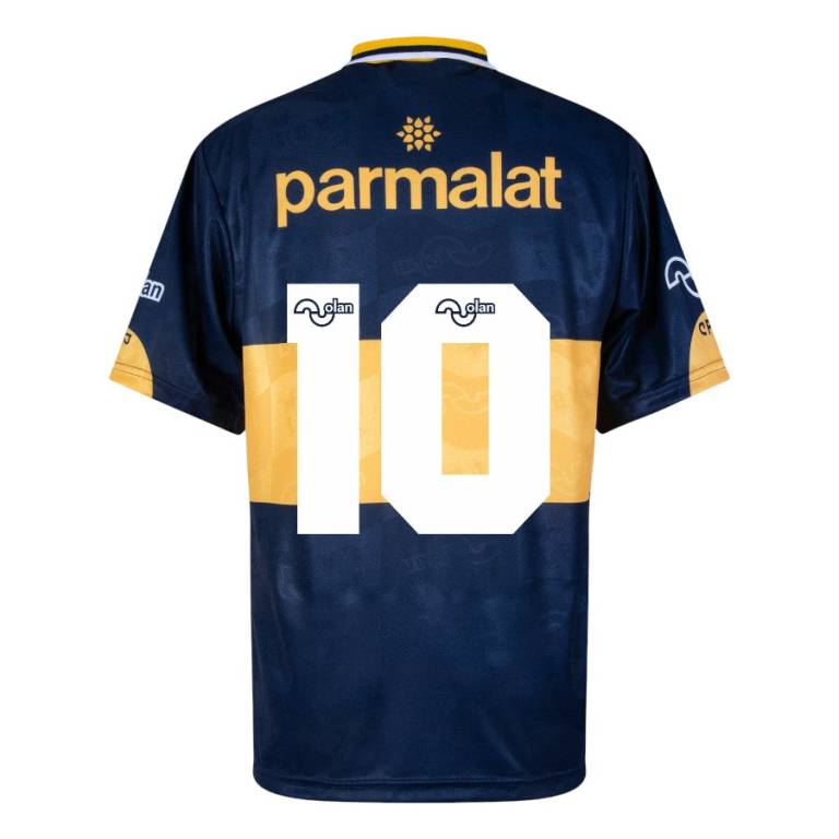 Maillot Retro Vintage Boca Junior Domicile 1994 1995 Maradona 2