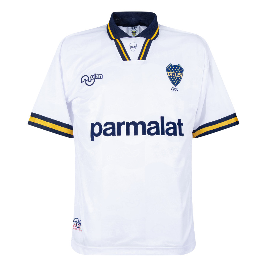 Maillot Retro Vintage Boca Junior Exterieur 1994 1995 Olan 3