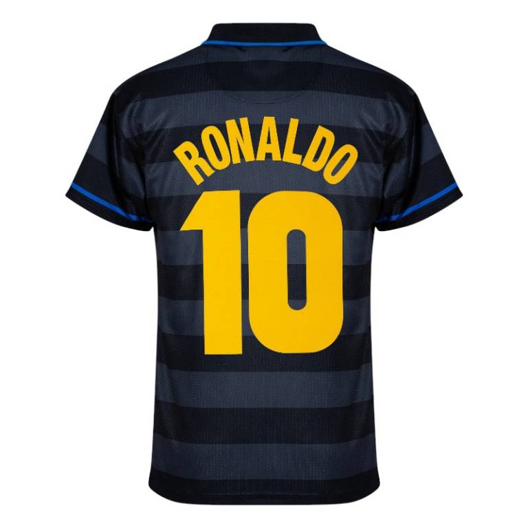 Maillot Retro Vintage Inter Milan Exterieur 1997 1998 Ronaldo 2