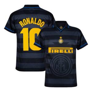 Maillot Retro Vintage Inter Milan Exterieur 1997 1998 Ronaldo