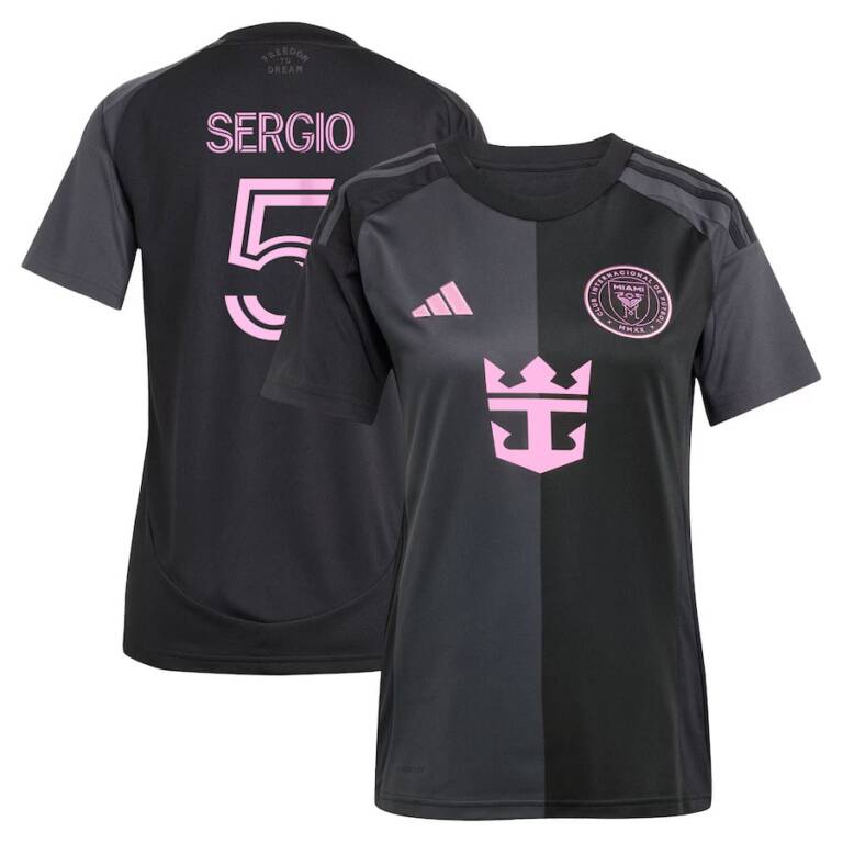 Maillot Inter Miami Exterieur 2025 Sergio Femme