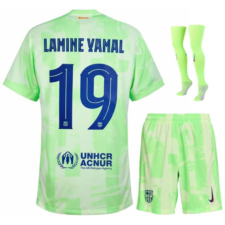 Maillot Kit Enfant Barca 2024 2025 Third Lamine Yamal