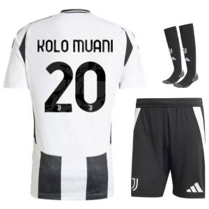 Maillot Kit Enfant Juventus Domicile 2024 2025 Kolo Muani