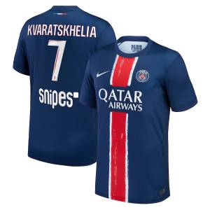 Maillot PSG Domicile 2024 2025 Kvaratskhelia (2)